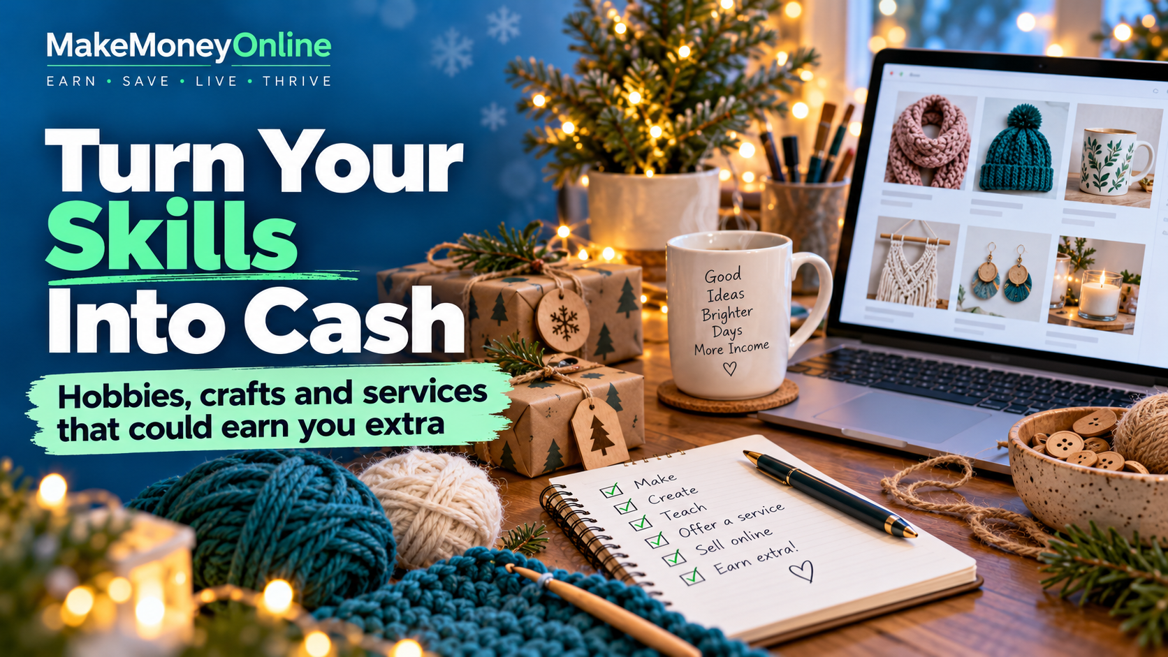 Turn Your Skills Into Cash – Earn Money From Hobbies and Crafts